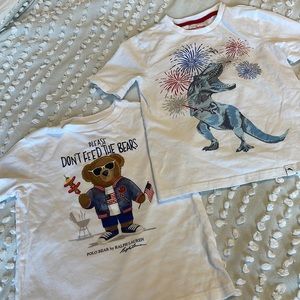 Set of two Patriotic 4th of July Tees Toddler Boy
